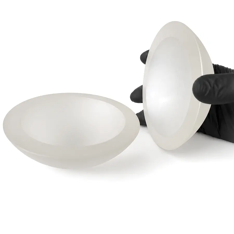 Cleartran ZnS spherical lens for multispectral visible-to-infrared focusing and rugged optical assemblies